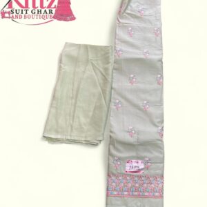Embroidery suit