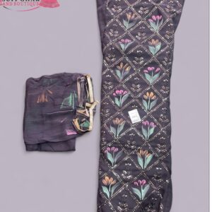Embroidery suit