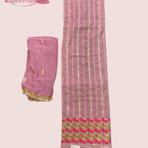 Embroidery suit