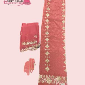 Embroidery suit