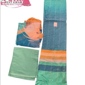 Embroidery suit